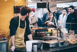 a food service worker