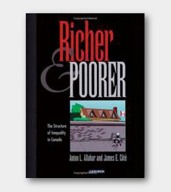 Richer and Poorer: The Structure of Inequality in Canada -cover