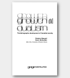 Growth and Dualism: The Demographic Development of Canadian Society -cover